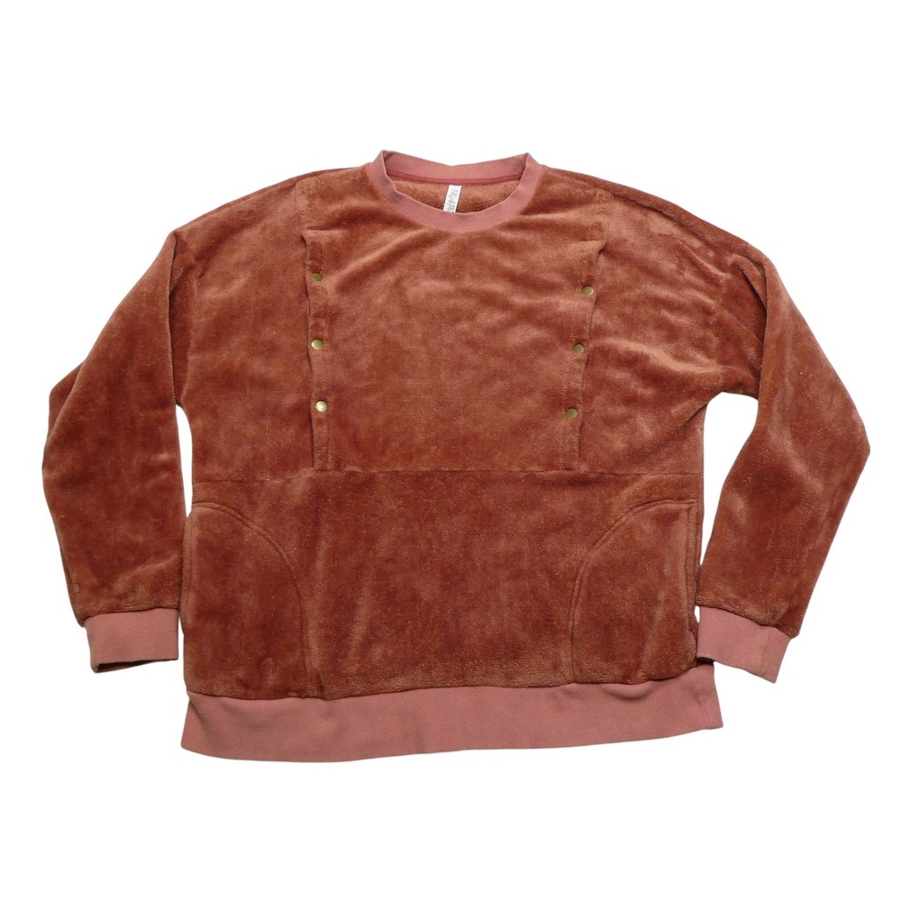 Latched Mama Sweatshirt Womens Extra Large Pink Fleece Nursing Breastfeeding